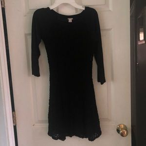 Lace Black Dress